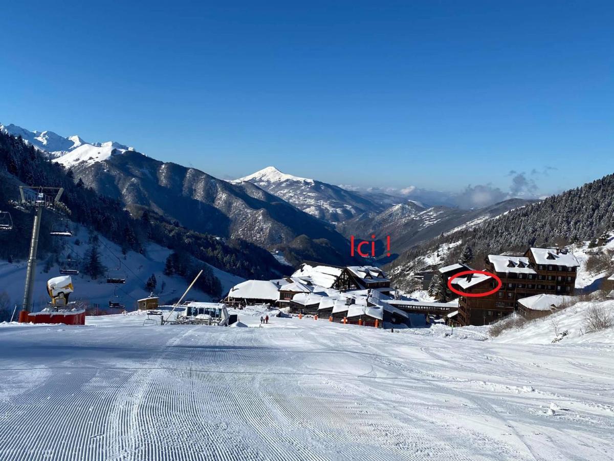 Pleine Nature Pied Pistes Piscine Chauffee Ustou Exterior photo