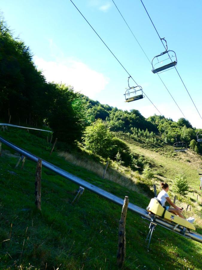 Pleine Nature Pied Pistes Piscine Chauffee Ustou Exterior photo